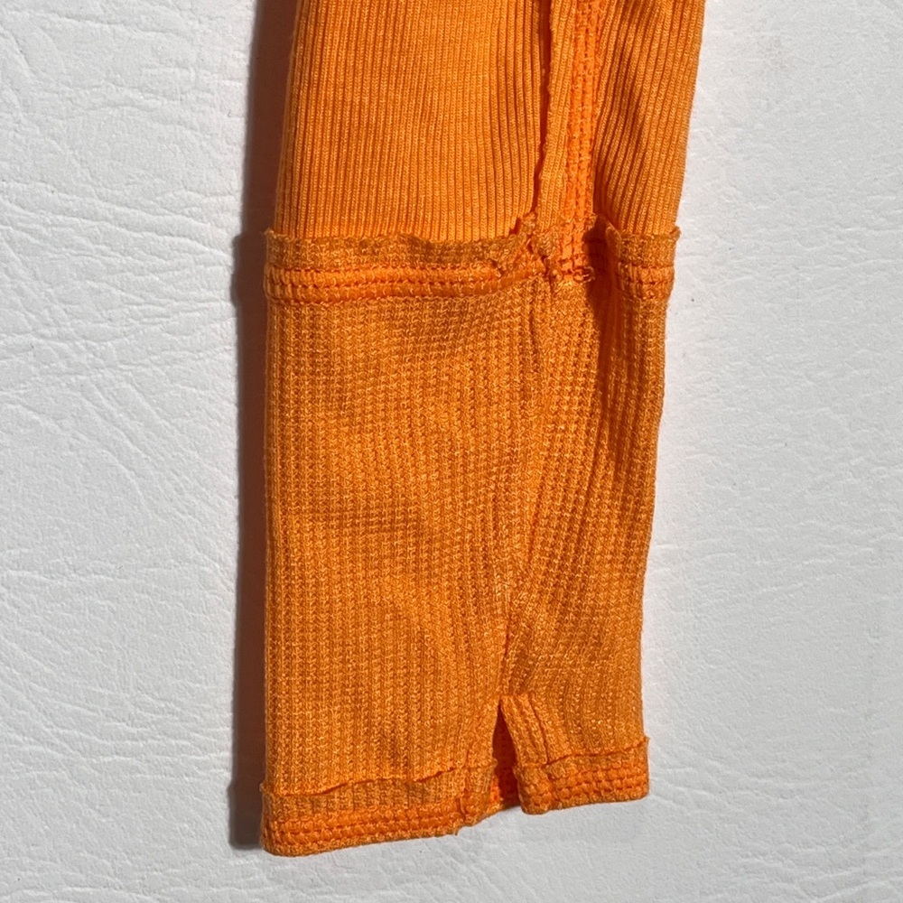 Urban Outfitters Out From Under Vibrant Orange Cropped Long Sleeve Small - Picture 4 of 8